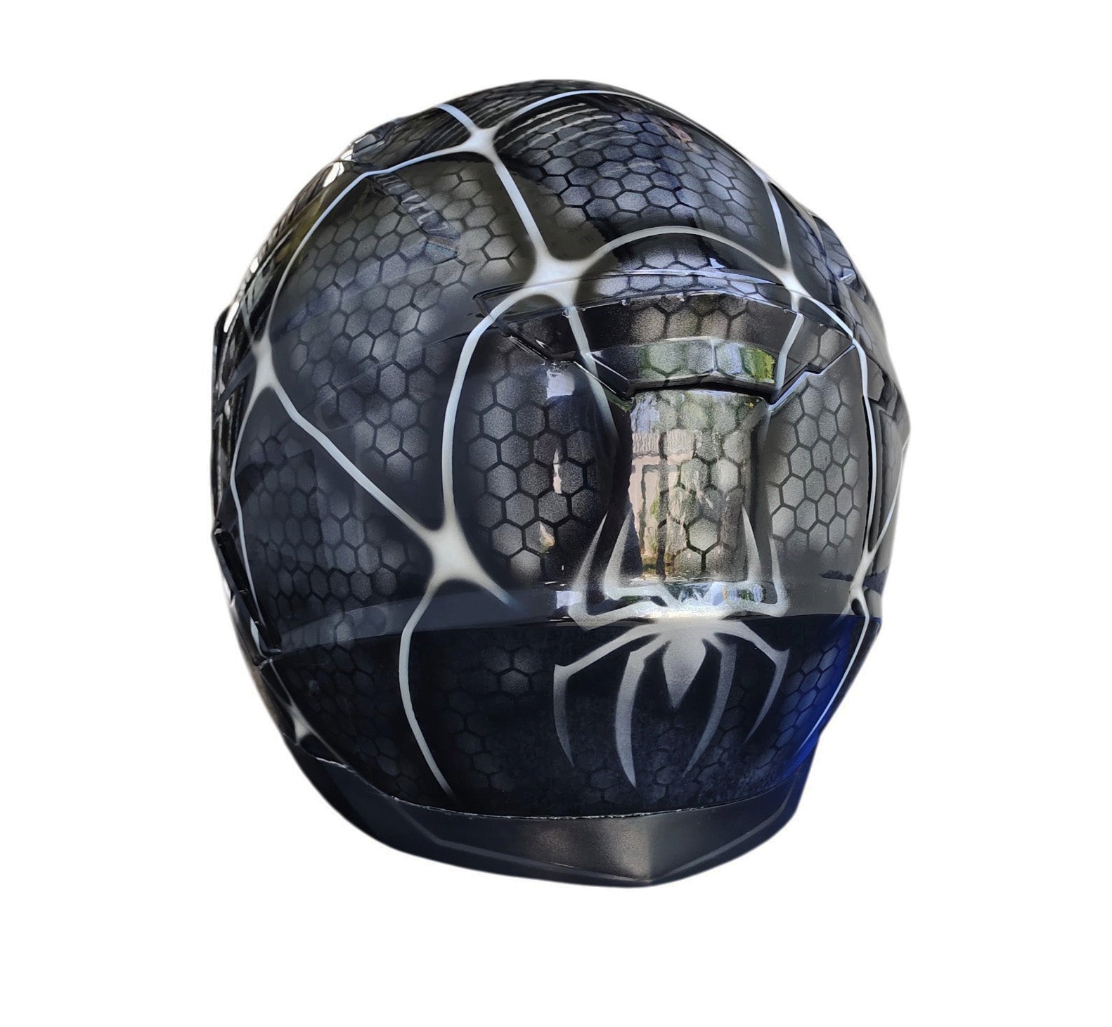 Black Spider-Man  Motorradhelm 🕷️🔖