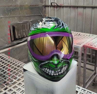 HULK CUSTOM MOTORRADHELM