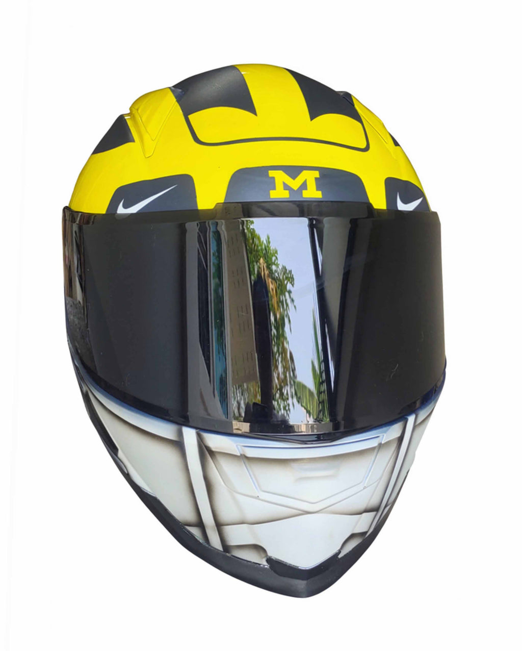 NFL Michigan American Football Motorcycle Helmet