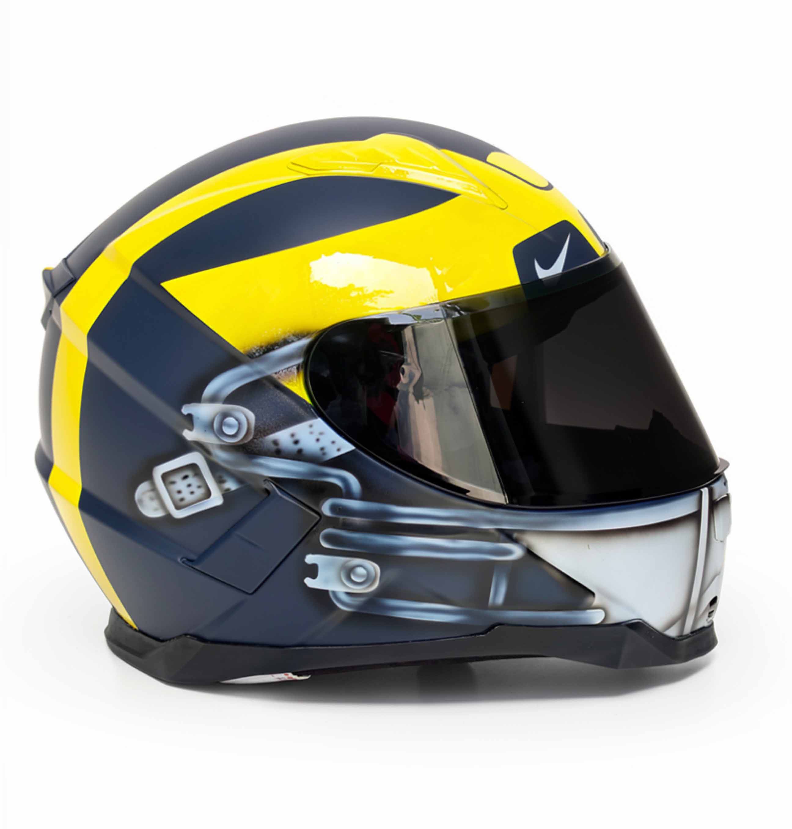 NFL Michigan American Football Motorcycle Helmet