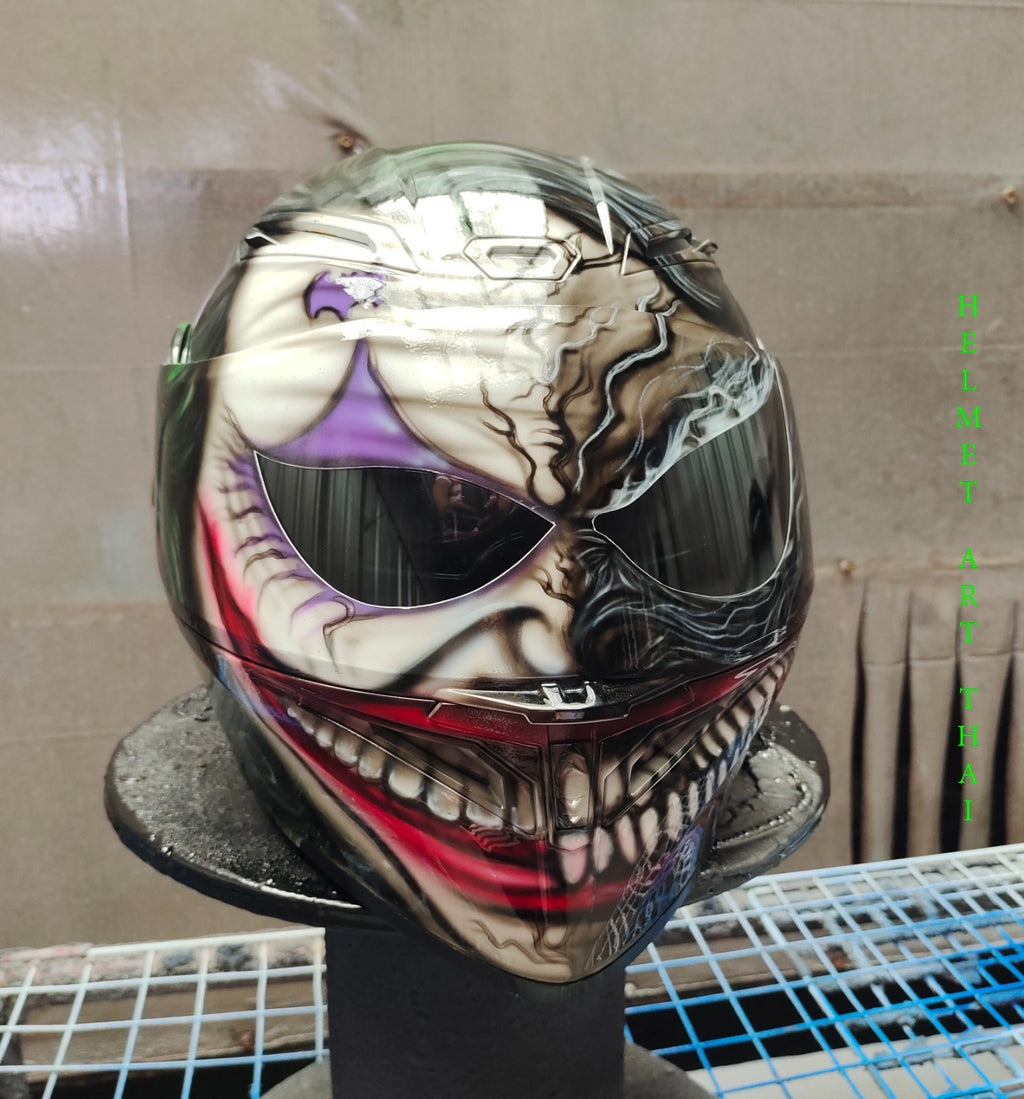 WHY SO SERIOUS ?  JOKER-VENOM   Motorcycle Helmet