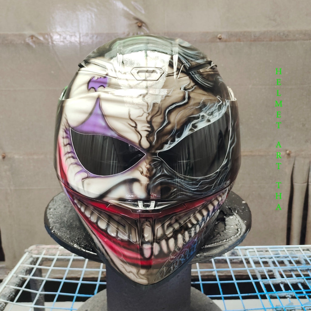 WHY SO SERIOUS ?  JOKER-VENOM   Motorcycle Helmet