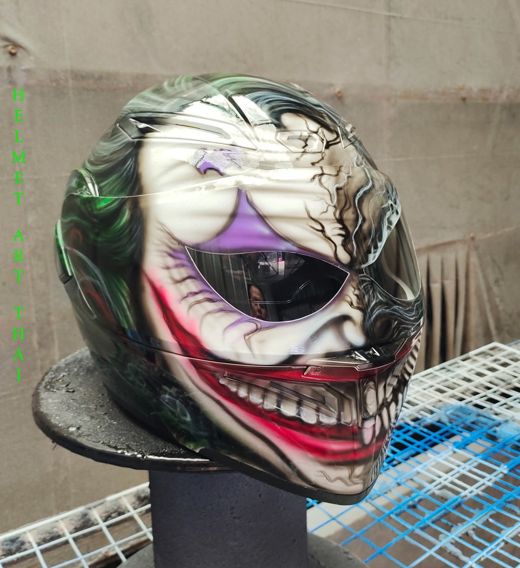 WHY SO SERIOUS ?  JOKER-VENOM   Motorcycle Helmet