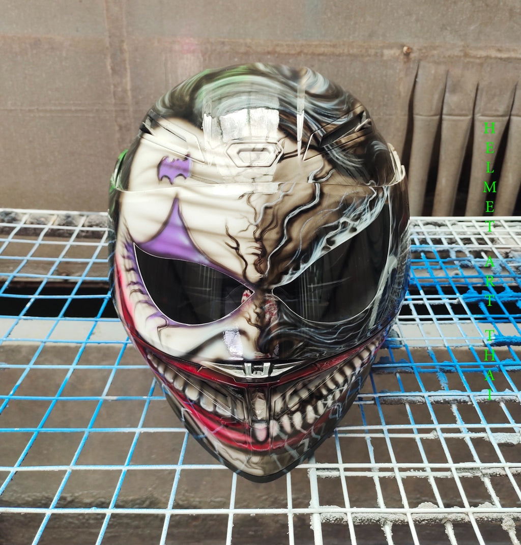 WHY SO SERIOUS ?  JOKER-VENOM   Motorcycle Helmet
