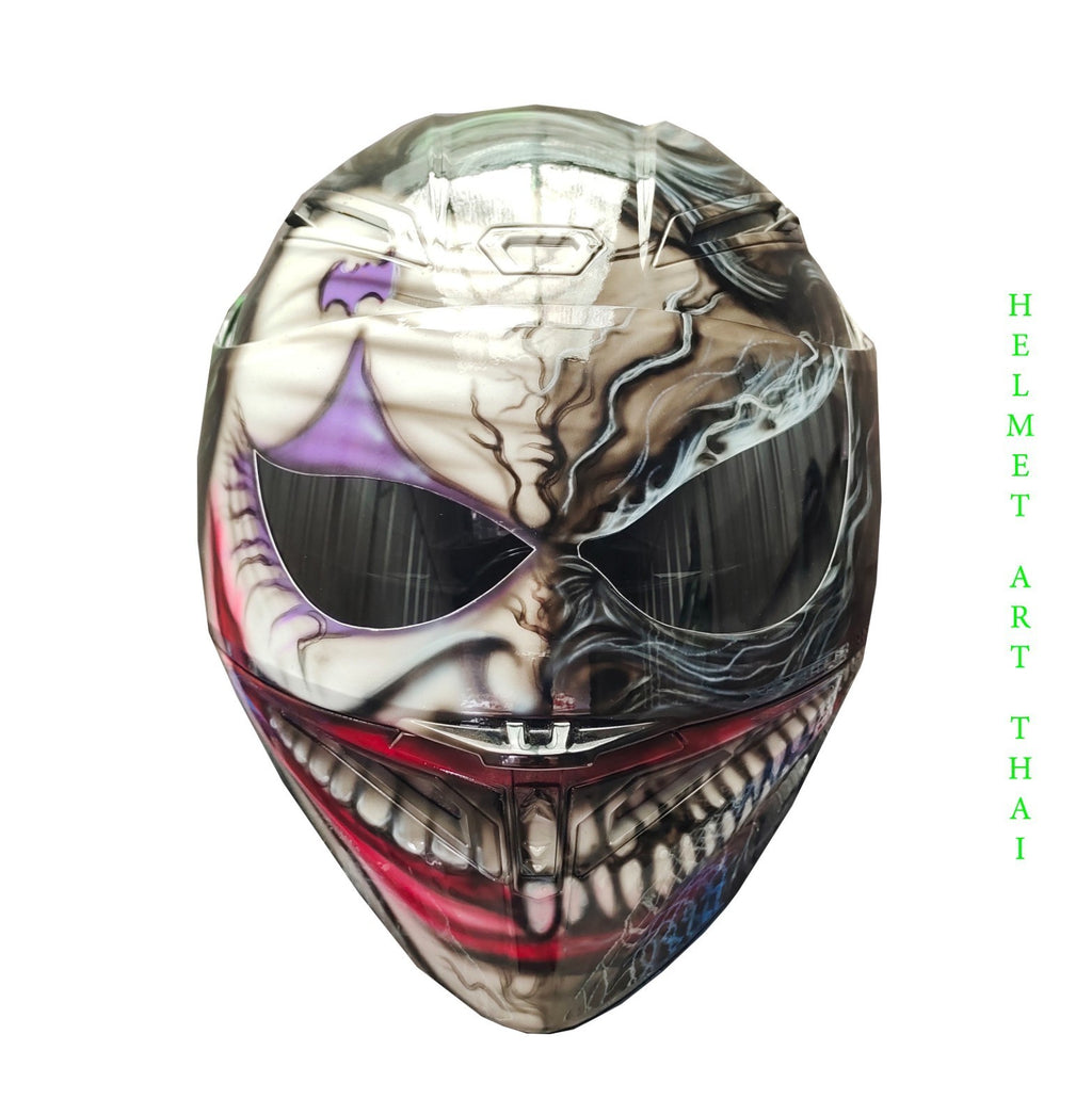 WHY SO SERIOUS ?  JOKER-VENOM   Motorcycle Helmet