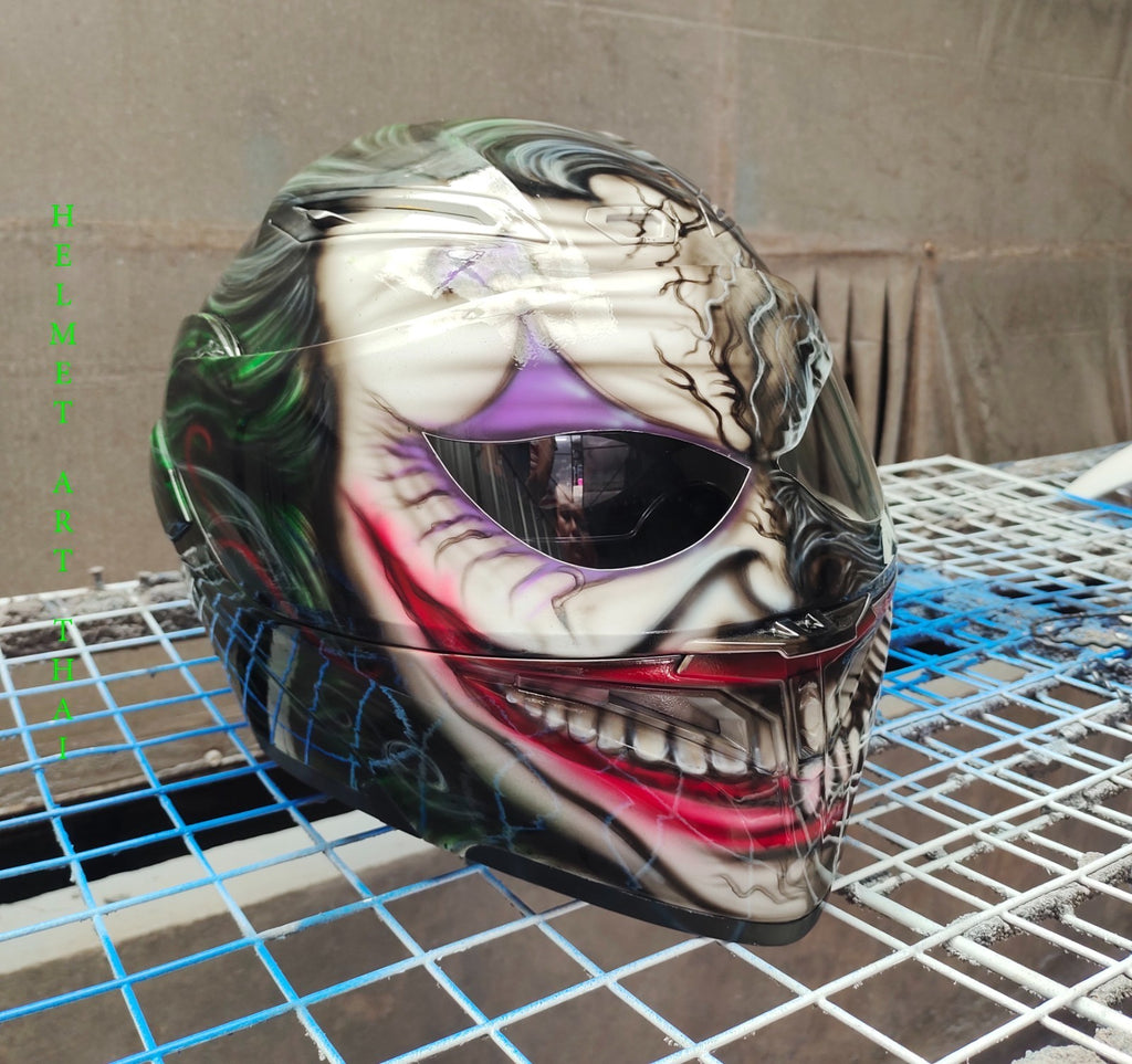 WHY SO SERIOUS ?  JOKER-VENOM   Motorcycle Helmet