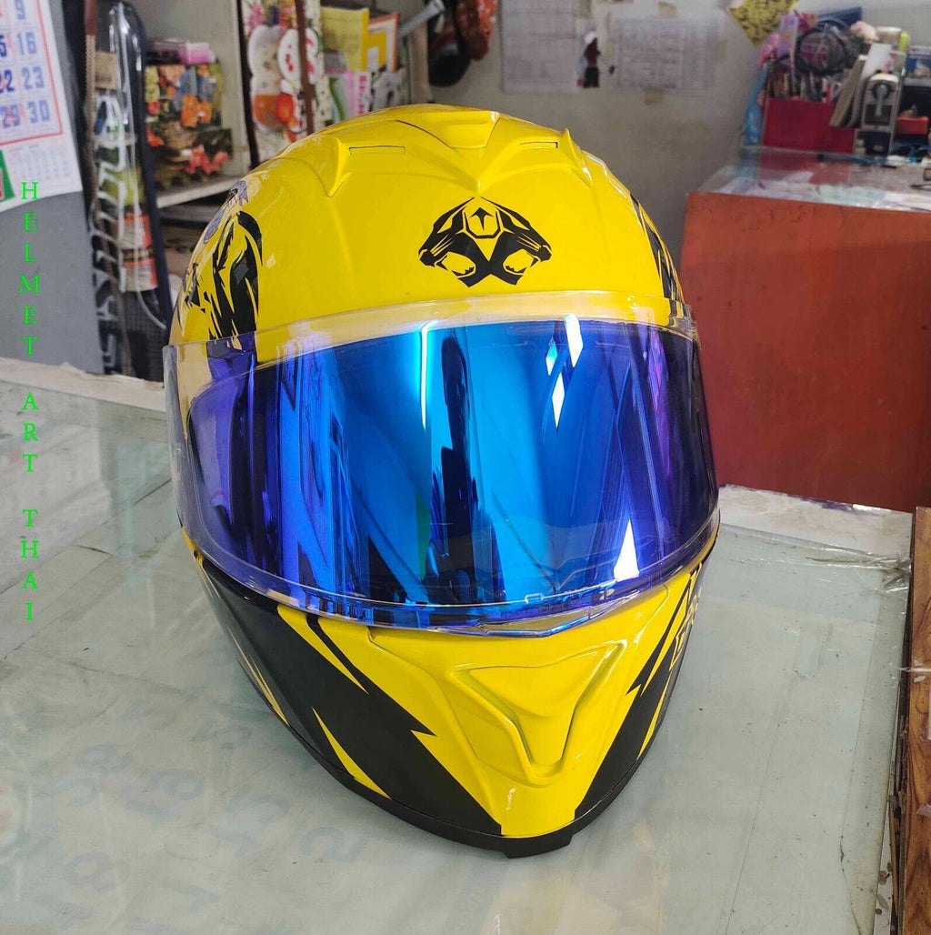 PANTHER Custom Airbrushed  Motorcycle Helmet