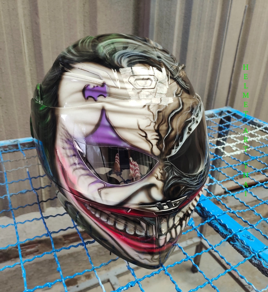 WHY SO SERIOUS ?  JOKER-VENOM   Motorcycle Helmet