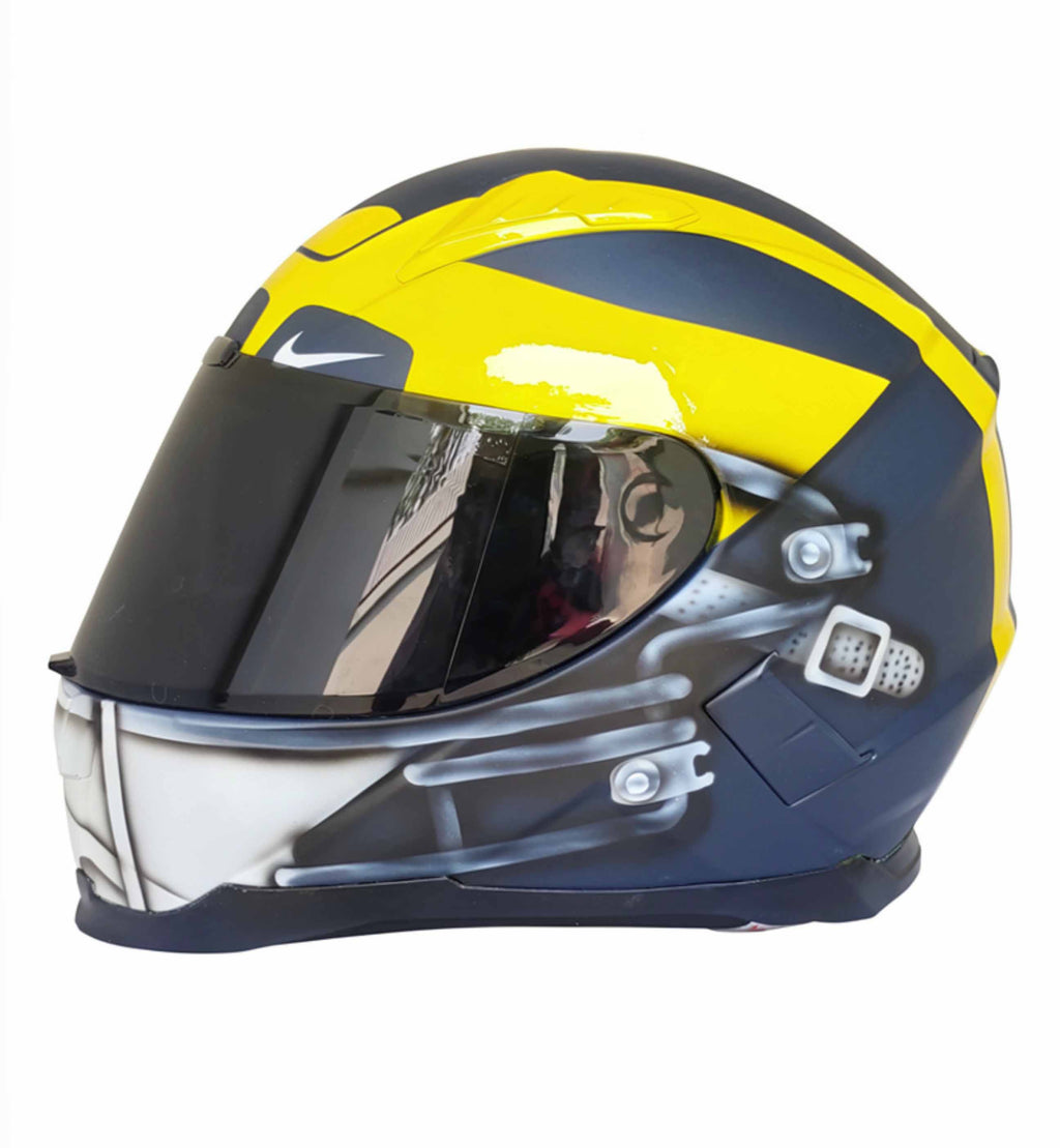 NFL Michigan American Football Motorcycle Helmet