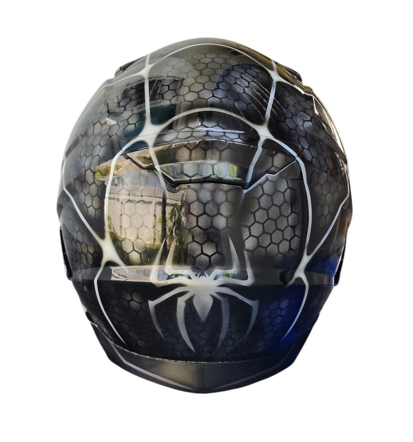 Black Spider-Man  Motorradhelm 🕷️🔖