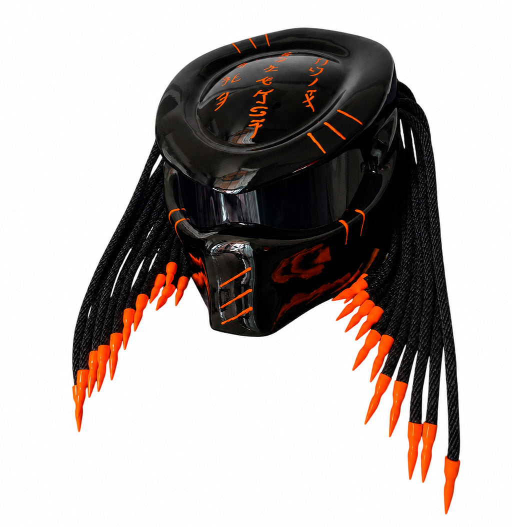 Predator Custom Airbrushed Motorcycle Helmet 👾🔥