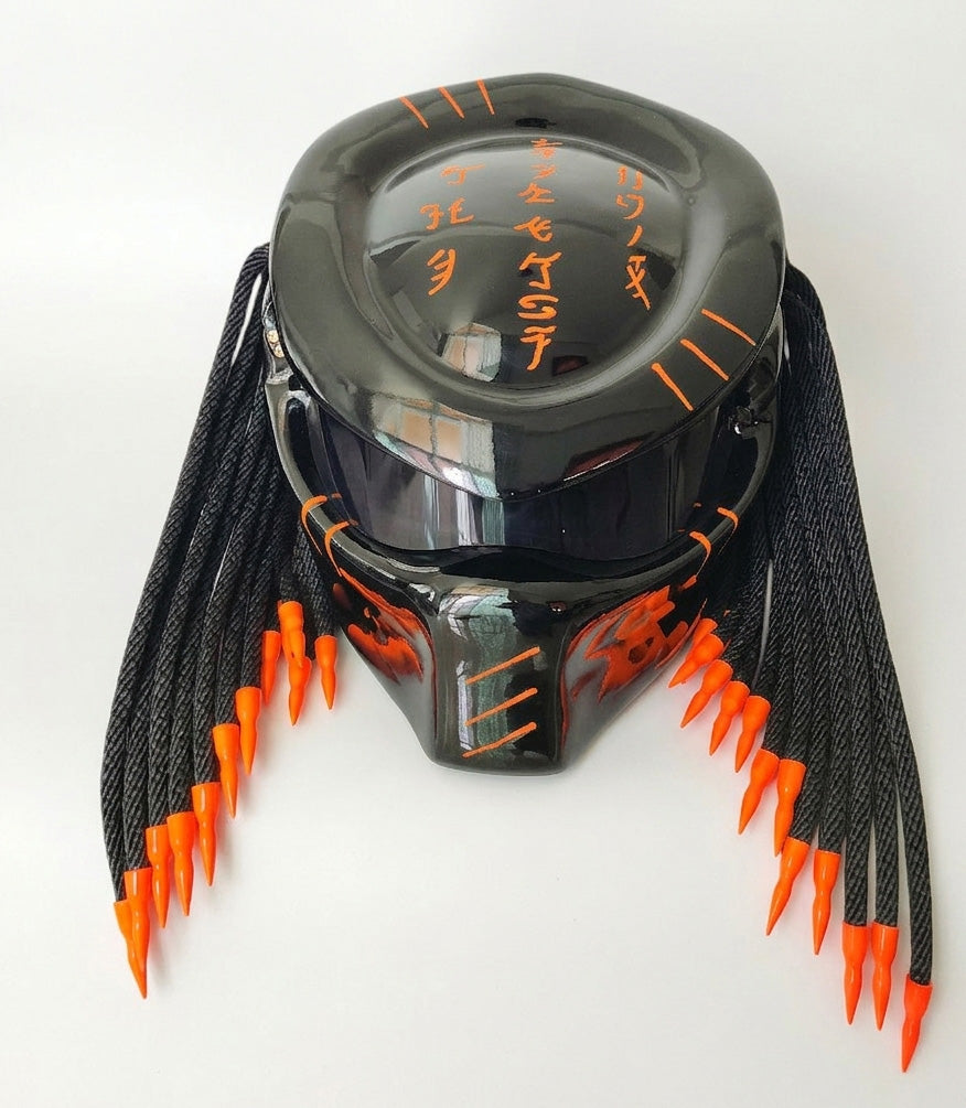 Predator Custom Airbrushed Motorcycle Helmet 👾🔥