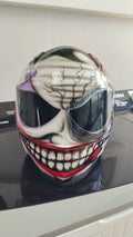 JOKER Custom  Airbrushed Motorcycle Helmet