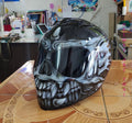 CUSTOM  AIRBRUSHED MOTORCYCLE HELMET