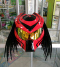 Custom Predator Motorcycle  Helmet