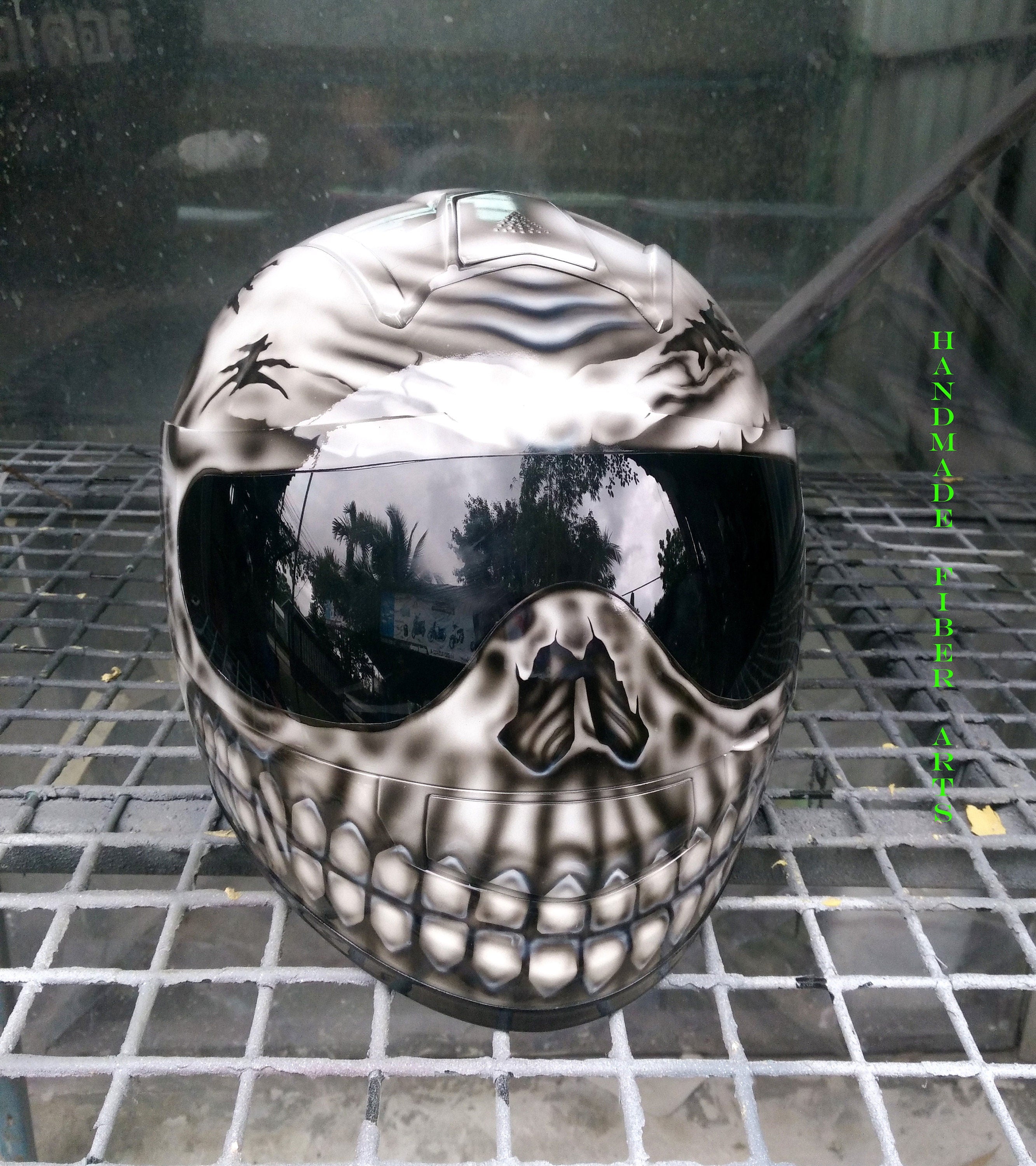Custom Painted Full Face Motorcycle Helmet