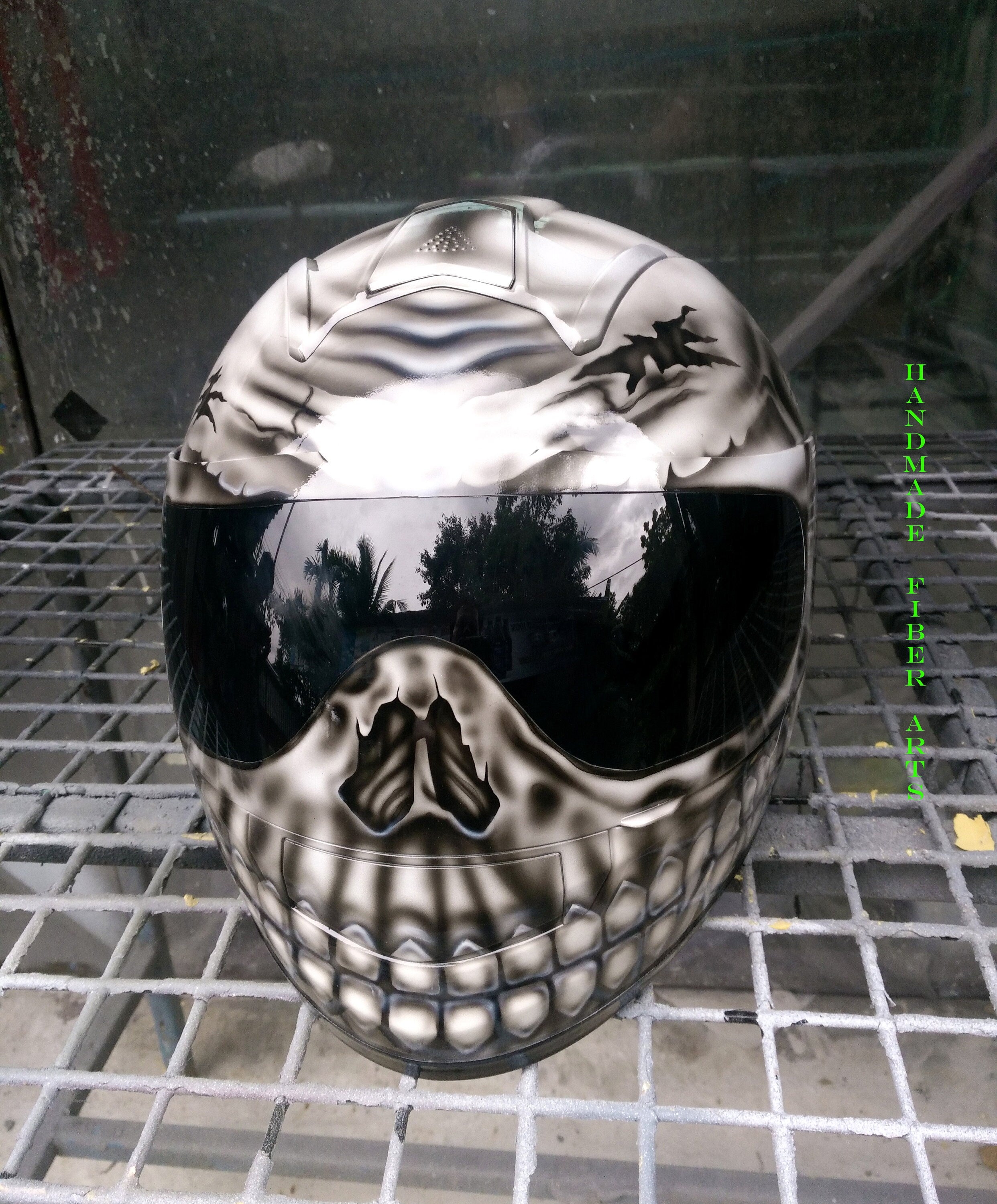 Custom Painted Full Face Motorcycle Helmet
