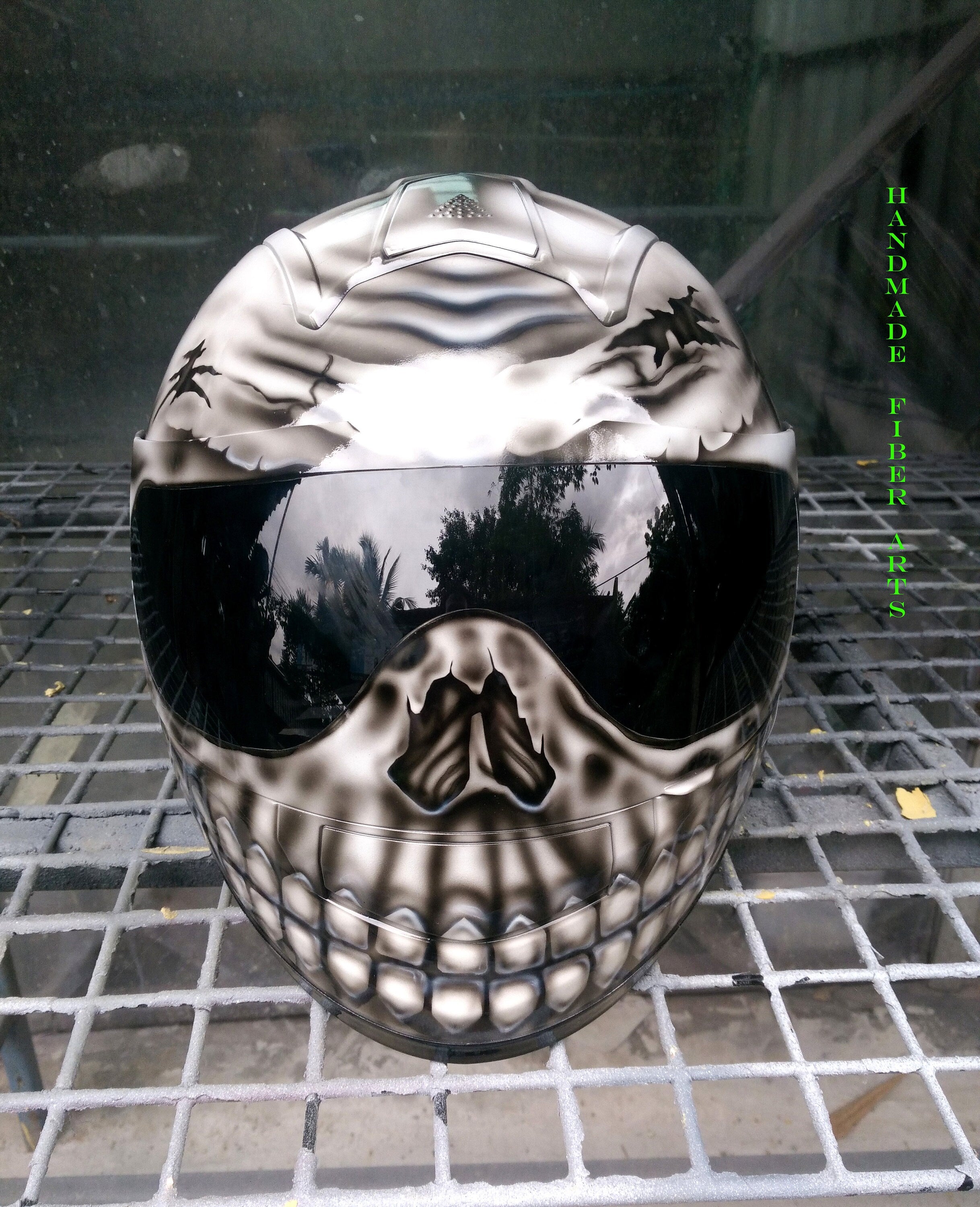 Custom Painted Full Face Motorcycle Helmet