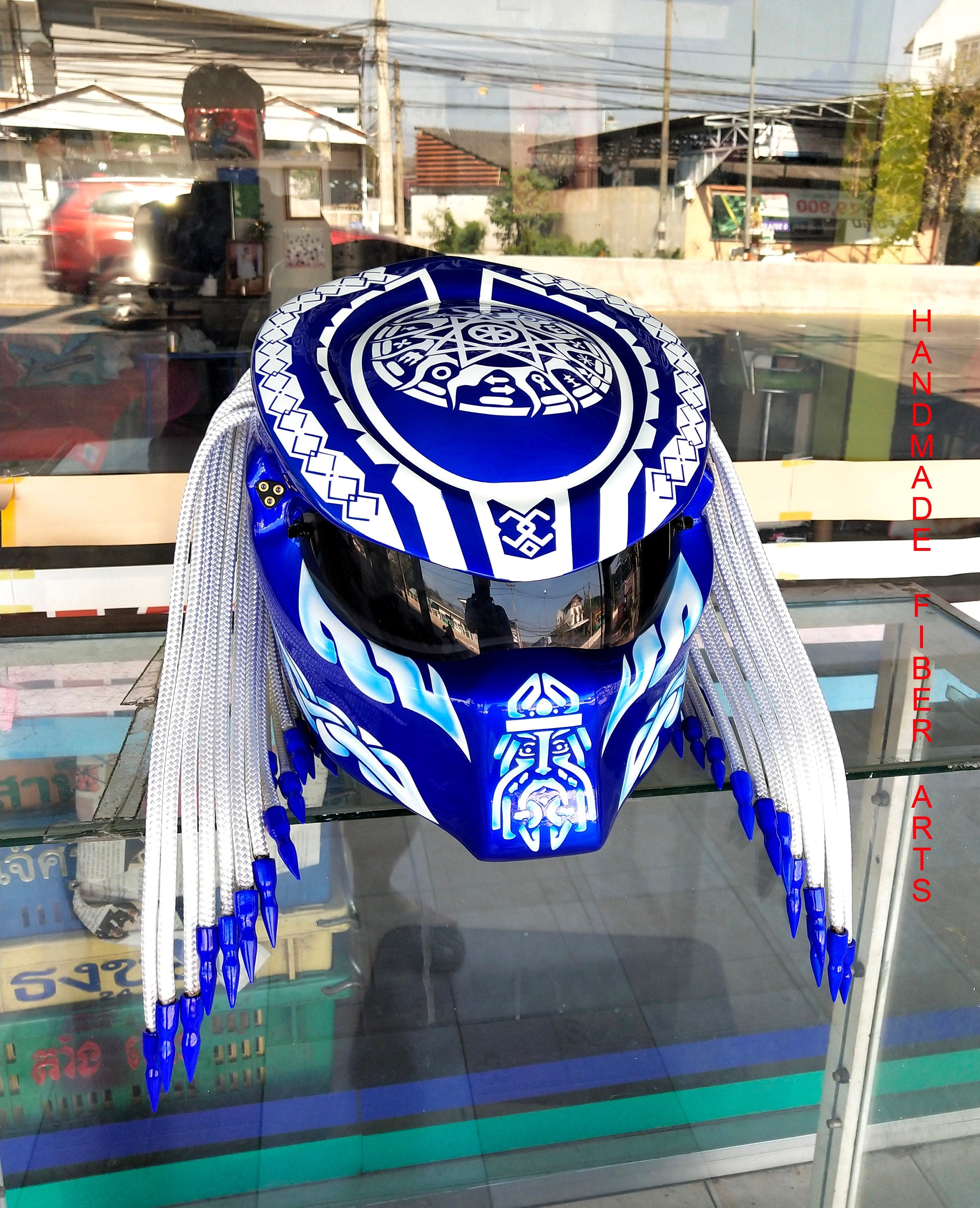 Blue Age of the King Helmet Predator
