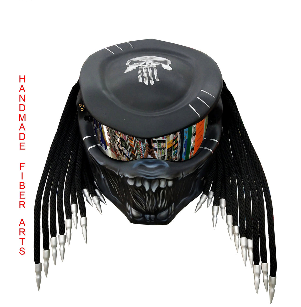 Punisher  Custom  Motorcycle Helmet