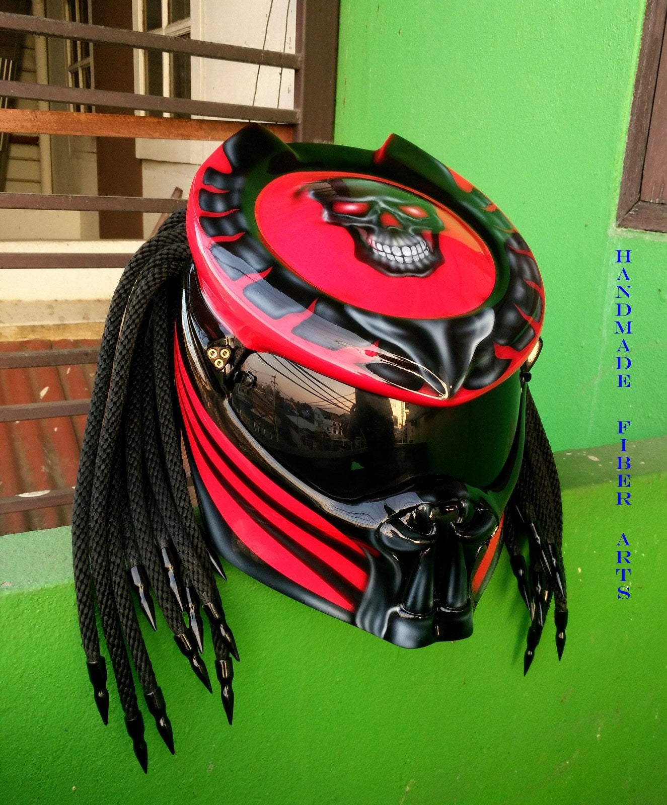 CUSTOM MOTORCYCLE  HELMET