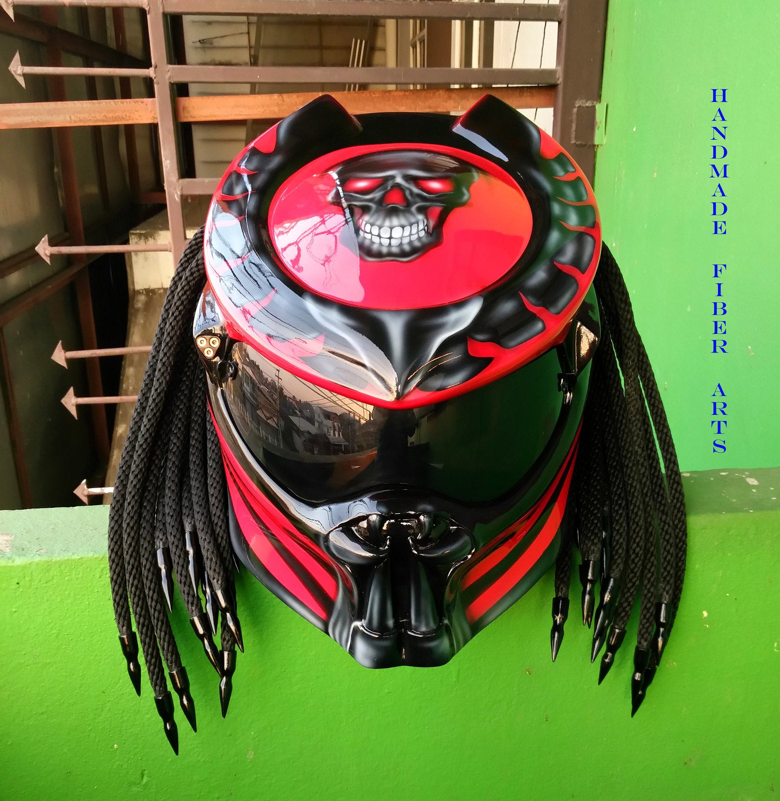 CUSTOM MOTORCYCLE  HELMET