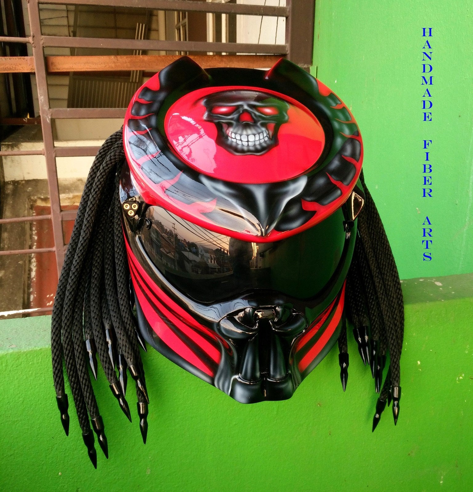 CUSTOM MOTORCYCLE  HELMET