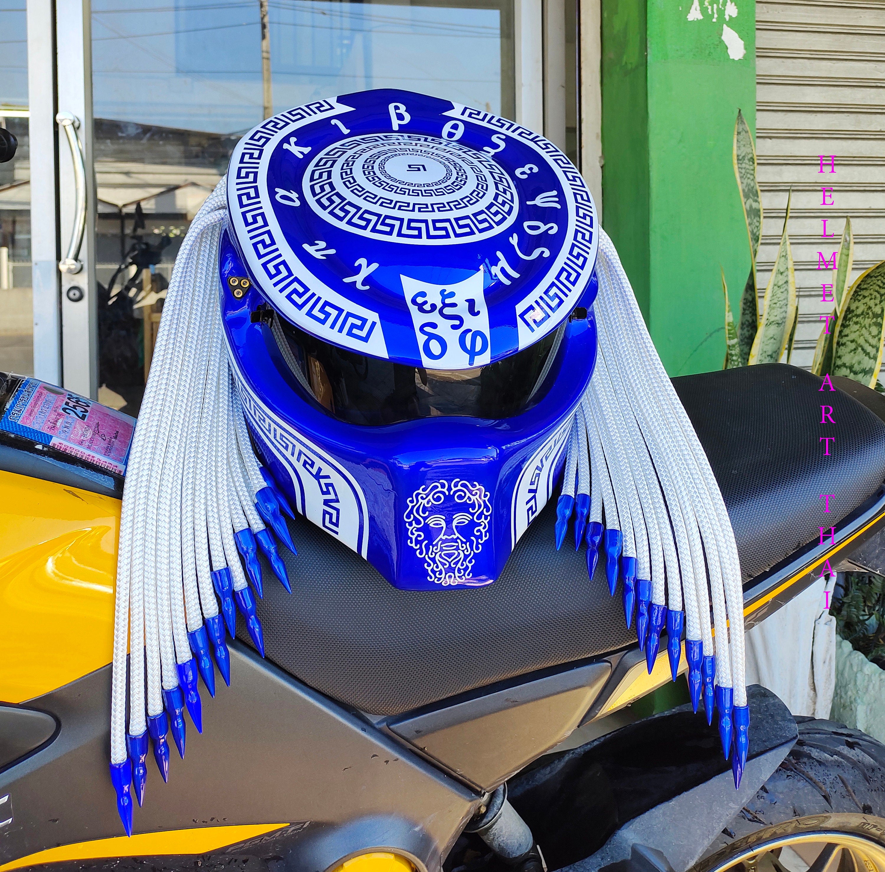 Blue Age of the King Helmet Predator