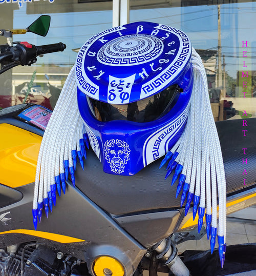 Blue Age of the King Helmet Predator