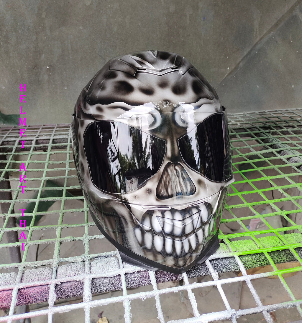 RAIDERS Custom Airbrushed Motorcycle Helmet