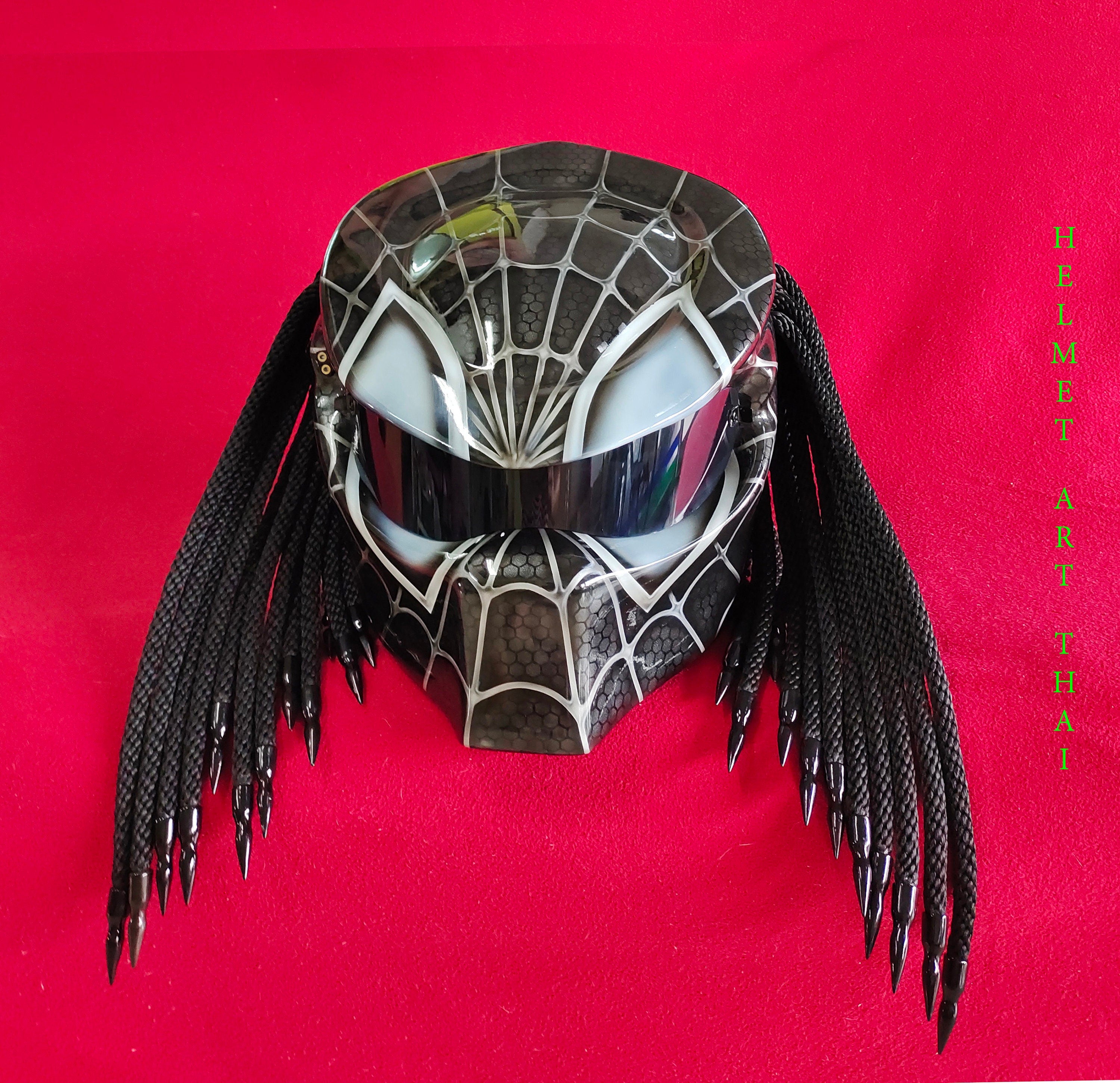 SPIDERMAN - Predator   Motorcycle Helmet