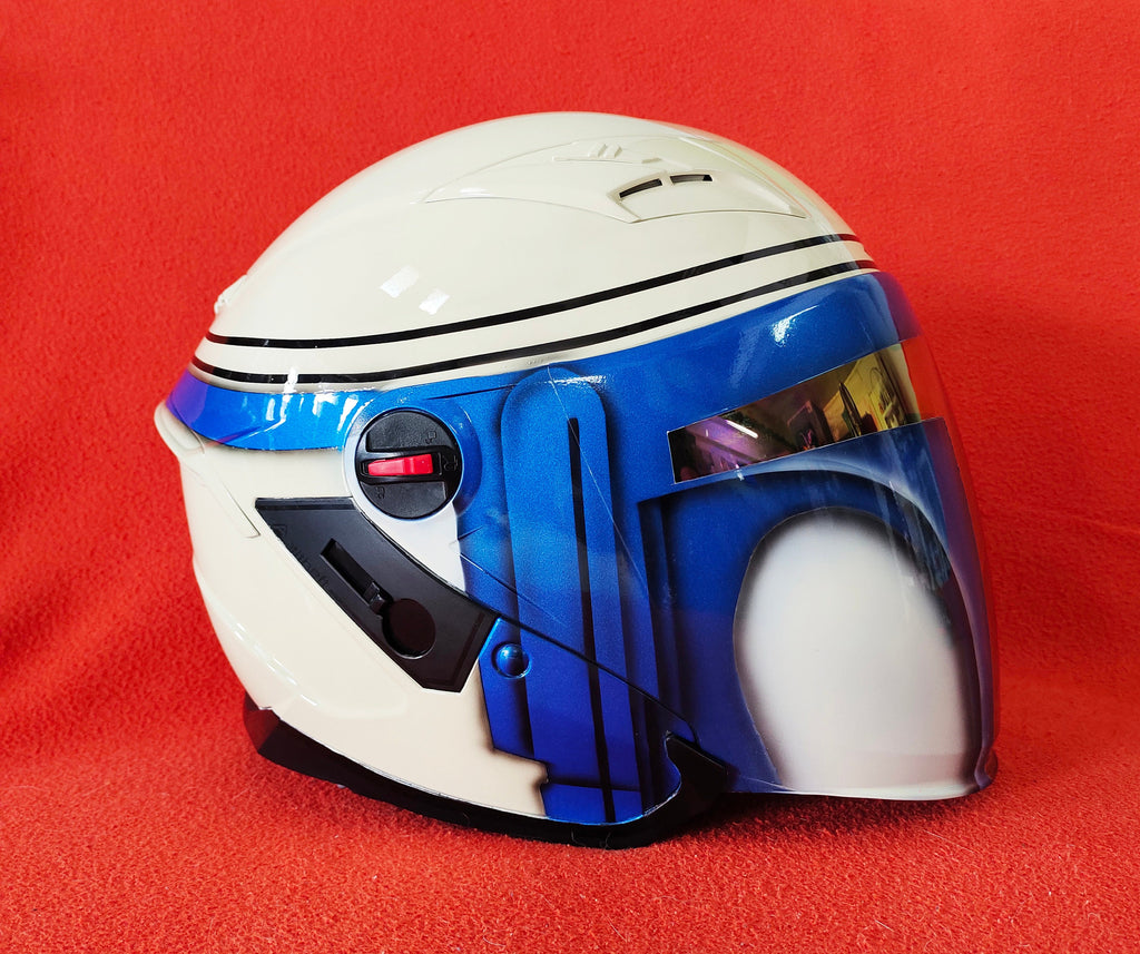 Star Wars Jango Fett Mandalorian Custom Motorcycle Helmet ⭐🚀