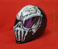 THE PUNISHER , BADASS Custom Motorcycle Helmet