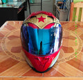 WONDER WOMAN Custom Motorcycle Helmet