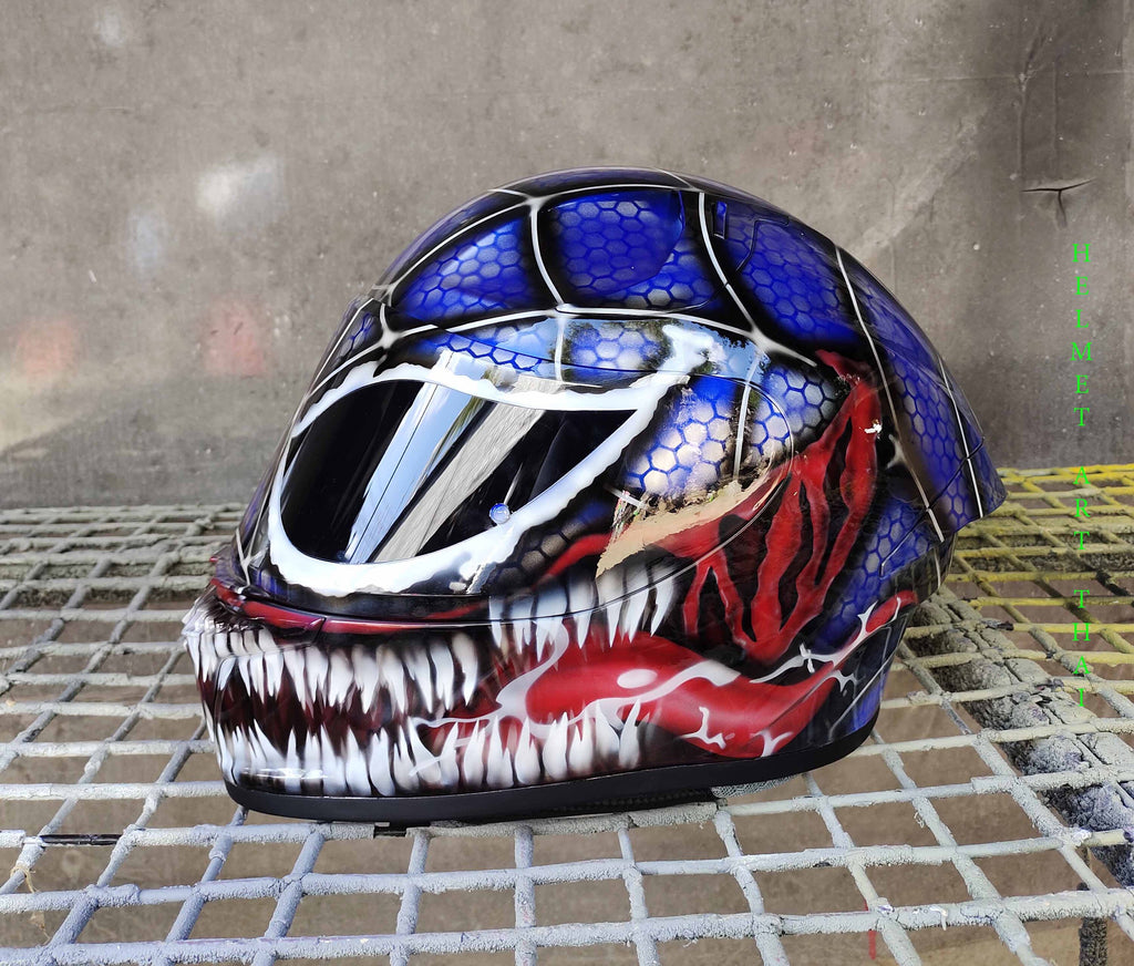 VENOM- SPIDERMAN Motorcycle Helmet