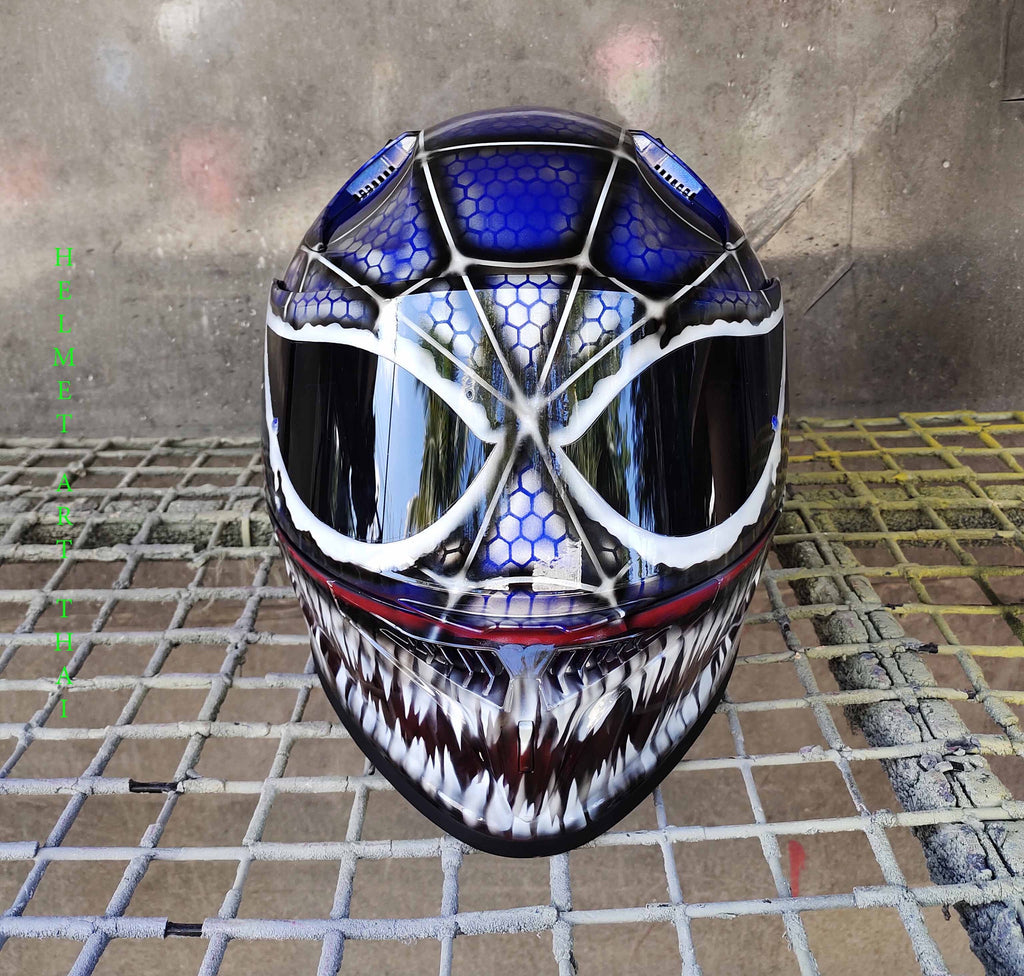 VENOM- SPIDERMAN Motorcycle Helmet