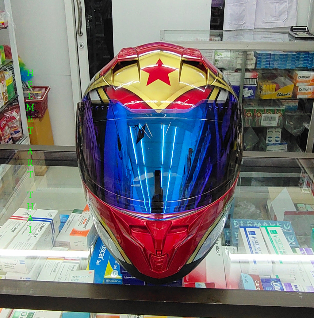 Wonder Woman Motorcycle Helmet