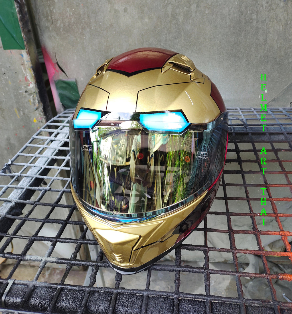IRON MAN Custom Motorcycle Helmet