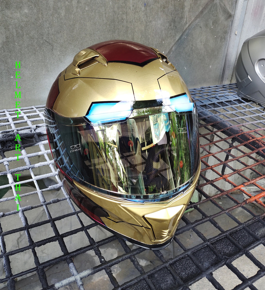 IRON MAN Custom Motorcycle Helmet
