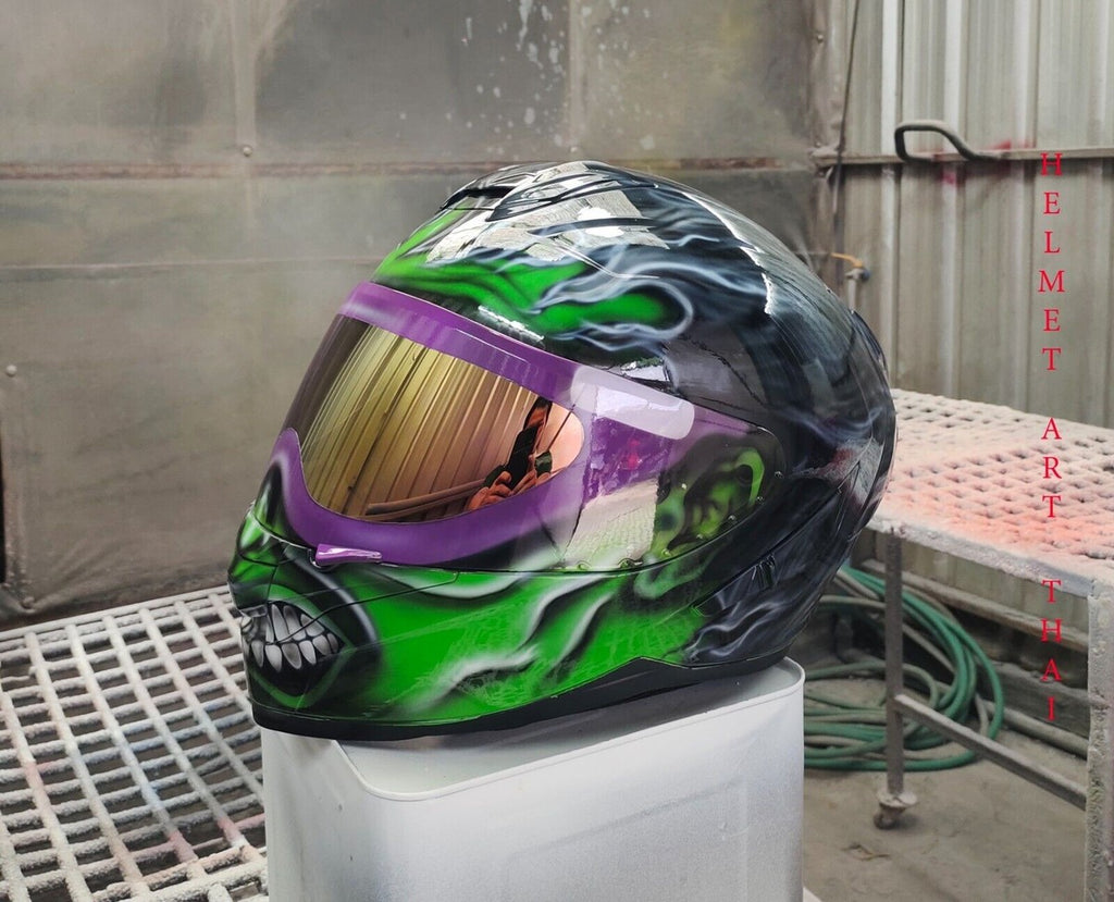 HULK CUSTOM MOTORRADHELM