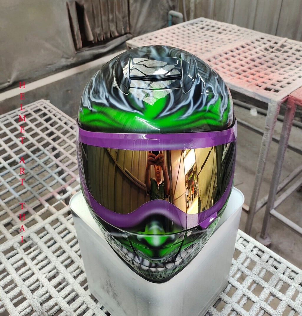 HULK CUSTOM MOTORRADHELM