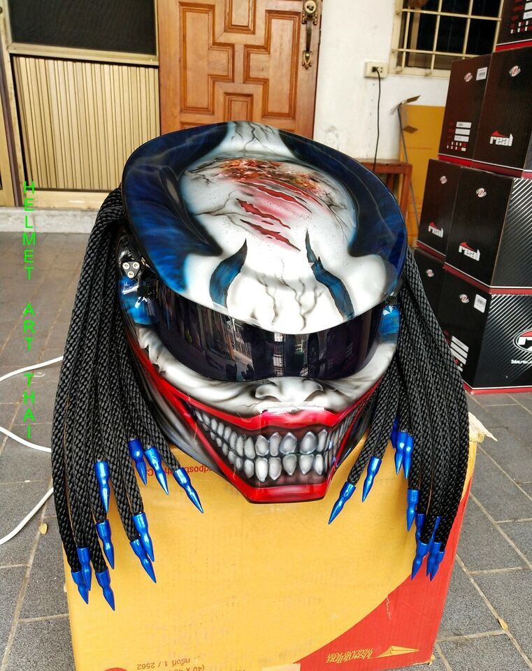 JOKER CUSTOM  MOTORCYCLE HELMET