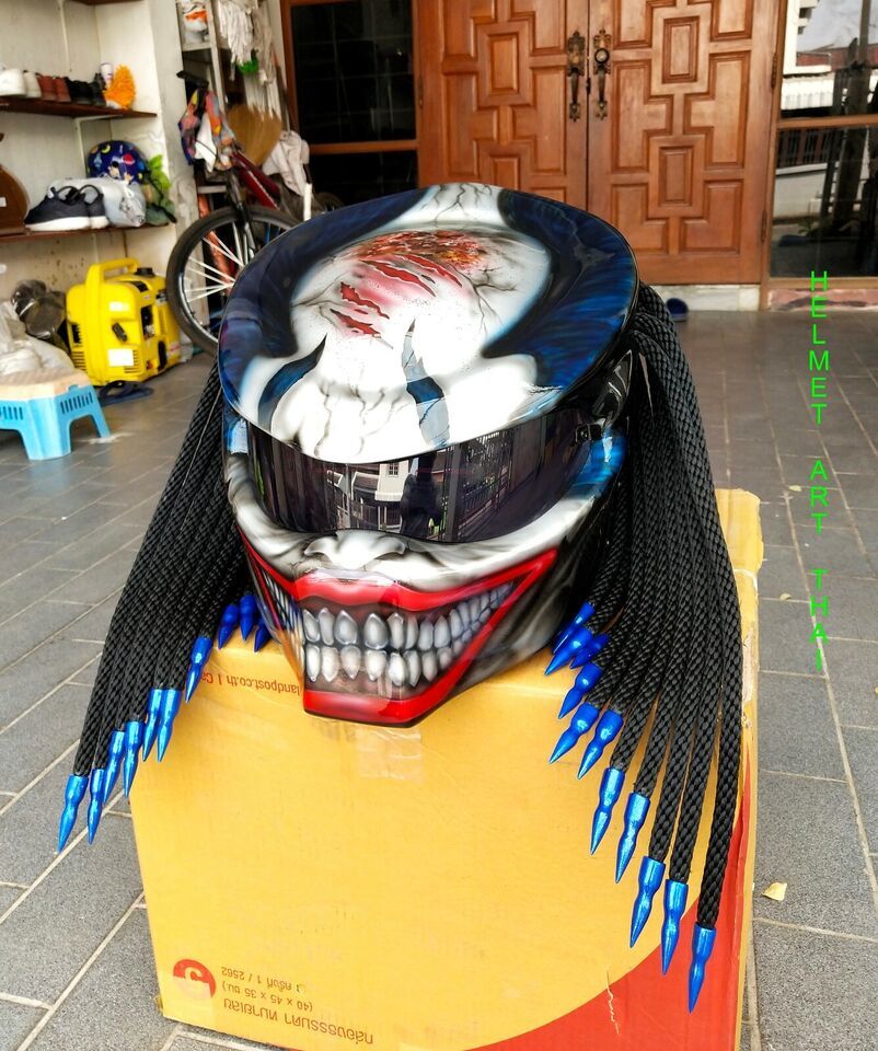JOKER CUSTOM  MOTORCYCLE HELMET