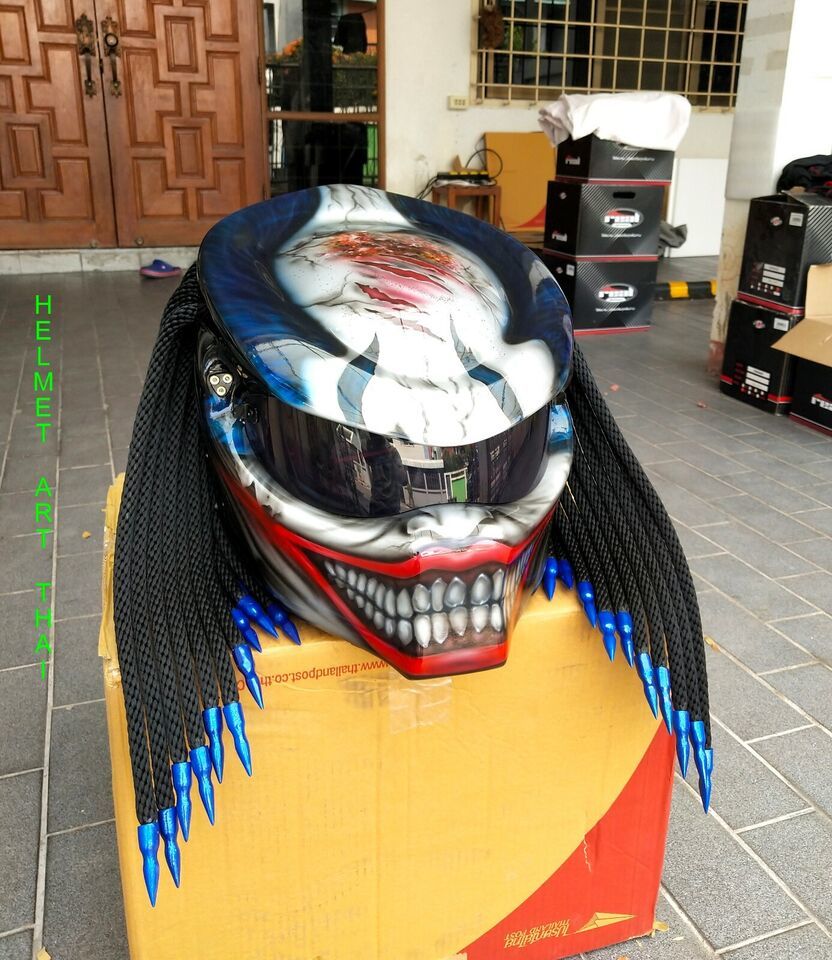JOKER CUSTOM  MOTORCYCLE HELMET