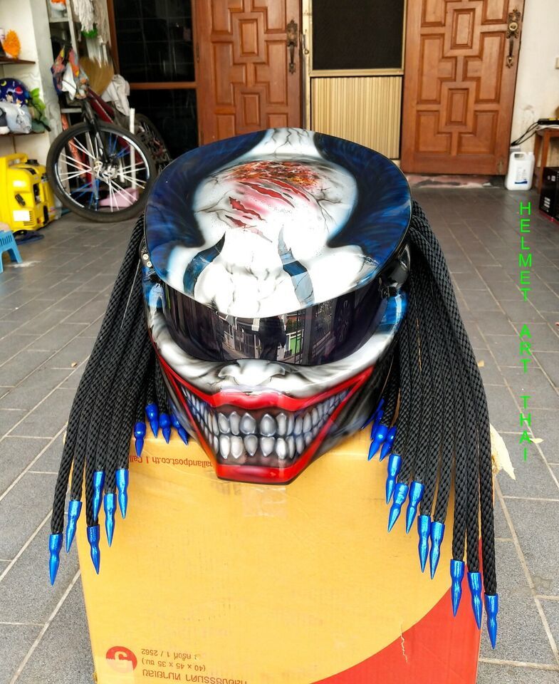 JOKER CUSTOM  MOTORCYCLE HELMET