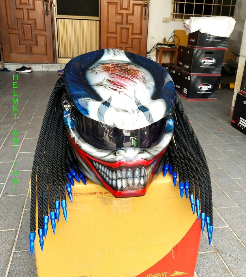 JOKER CUSTOM  MOTORCYCLE HELMET