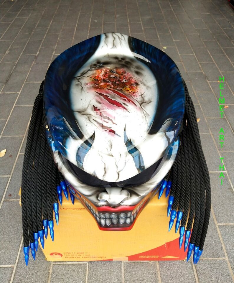 JOKER CUSTOM  MOTORCYCLE HELMET